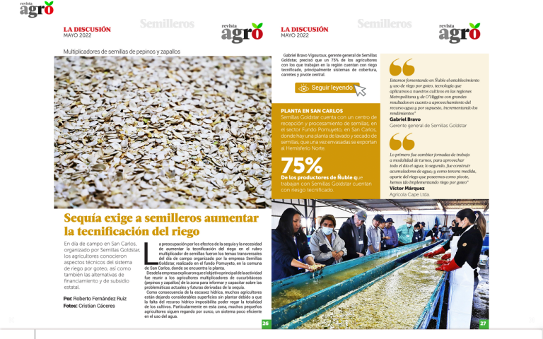 Semillas Goldstar Revista Agro Mayo Diario La Discusion